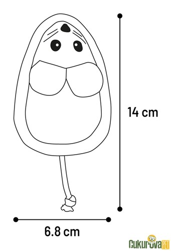 Flamingo Kagra Baykuş ve Fare Kedi Oyuncağı 8 Cm