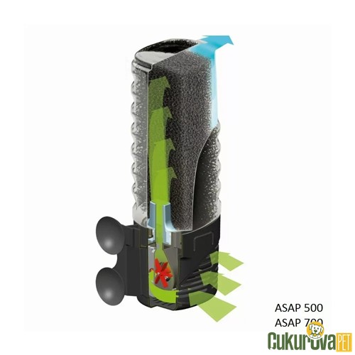 Aquael Asap Filter 700 Akvaryum İç Fi̇ltre