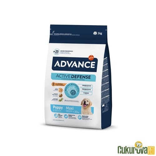 ADVANCE PUPPY PROTECT MAXI TAVUKLU BÜYÜK IRK YAVRU KÖPEK MAMASI 3 KG