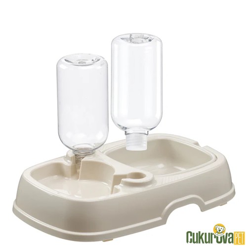 Ferplast Tota 2 Kedi & Köpek Mama Ve Su Kabı Şişeli 600 Ml / 33 x 20.5 x 21.5 Cm