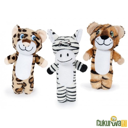 Karlie Köpek Peluş Oyuncak Leopar Kahverengi 23 Cm 