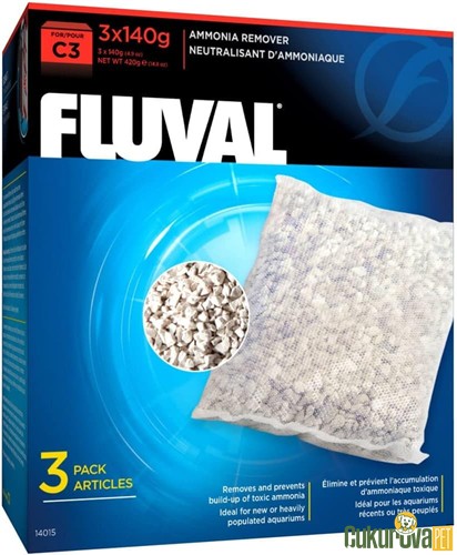 FLUVAL C 3 AMONYAK GİDERİCİ 3 x 140 GR