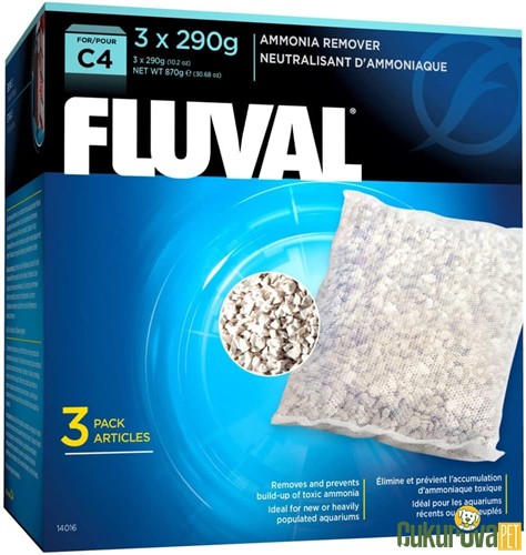 FLUVAL C 4 AMONYAK GİDERİCİ 3 x 290 GR