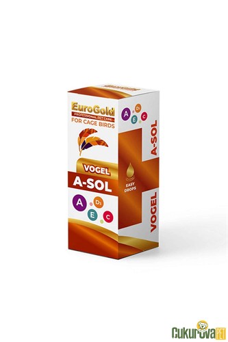 EUROGOLD VOGEL A-SOL KUŞLAR İÇİN BAĞIŞIKLIK GÜÇLENDİRİCİ DAMLA 50 ML