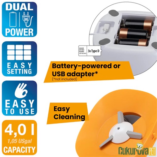 Ferplast Kedi̇ & Köpek Mama Kabı Risto Pet Otomatik