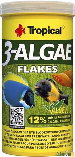 Tropical 3 Algae Flakes Pul Yem 250 Ml 
