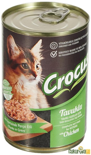 CROCUS TAVUKLU YAVRU KEDİ KONSERVESİ 400 GR