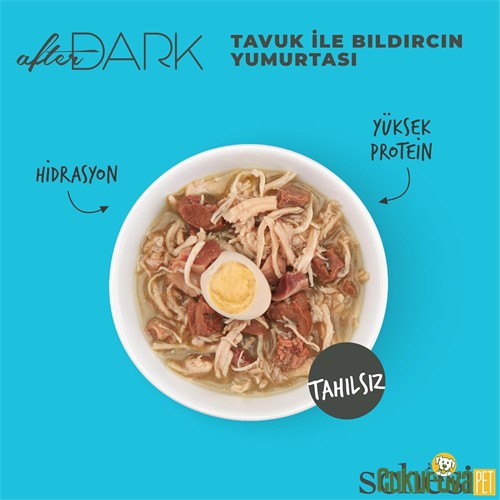 Schesir After Dark Tavuklu ve Yumurtalı Yetişkin Kedi Yaş Maması 80 Gr