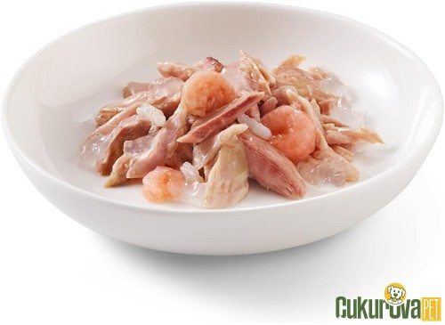 Schesir Complete Nutrition In Jelly Ton Balıklı ve Karidesli Yetişkin Kedi Yaş Maması 6 x 50 Gr