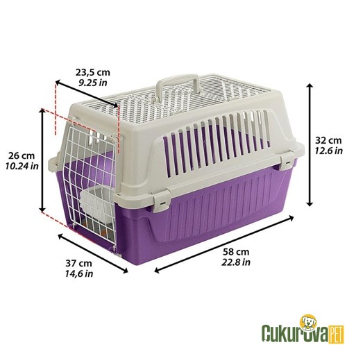 Ferplast Atlas 20 Open Kedi & Köpek Kafesi 37 x 58 x 32 Cm
