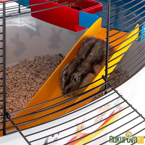 Ferplast Circus Fun Hamster Kafesi Siyah - 49 x 34 x 42 Cm