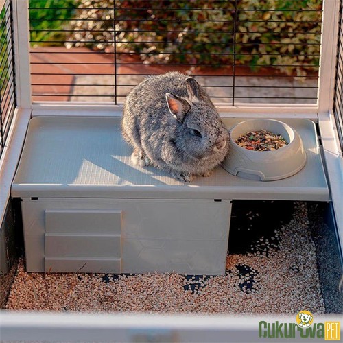 Ferplast Arena 100 Ahşap Tavşan Kafesi 100 x 62.5 x 51 Cm