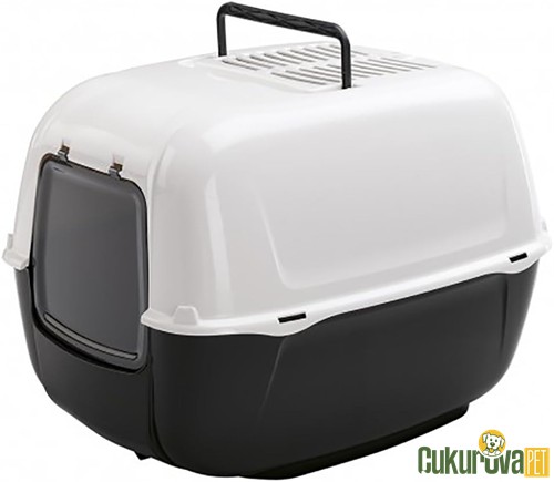 Ferplast Home Prima Kapalı Kedi Tuvaleti Karışık Renkli 52.5 x 39.5 x 38 Cm