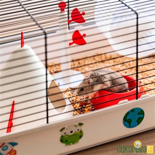 Ferplast Cricetti 9 Space Kemirgen Kafesi 46 x 29.5 x 22.5 Cm