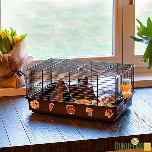 Ferplast Cricetti 9 Pirates Korsan Temalı Kemirgen Kafesi̇ 46 x 29.5 x 22.5 Cm