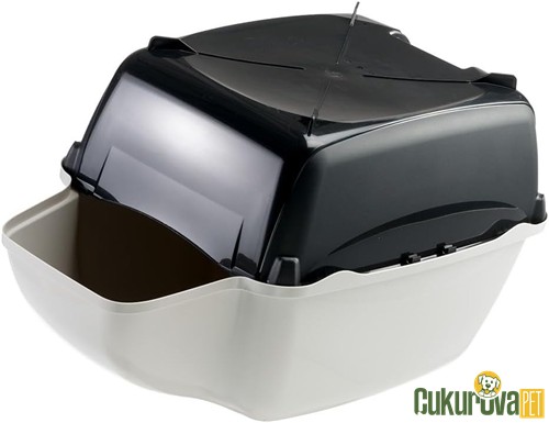 Ferplast Cosmic Outdoor Kapalı Kedi Tuvaleti Karışık Renkli 73.5 x 43.5 x 41 Cm
