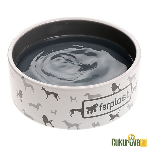 Ferplast Juno Kedi & Köpek Seramik Mama Ve Su Kabı 300 Ml