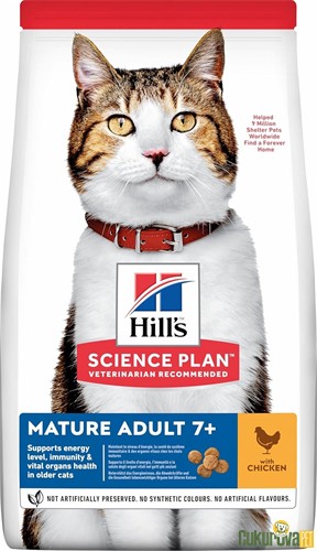 Hill's Science Plan 7+ Tavuklu Yaşlı Kedi̇ Maması 1.5 Kg