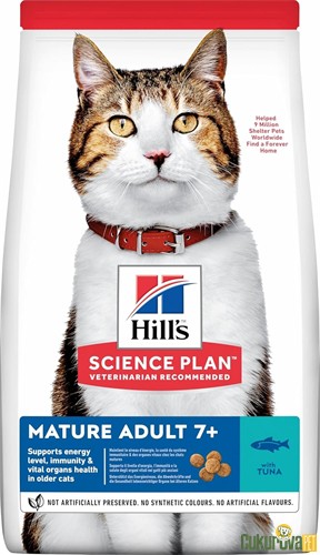 Hill's Science Plan 7+ Ton Balıklı Yaşlı Kedi̇ Maması 1.5 Kg