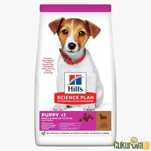 HILL'S SMALL MINI PUPPY KUZU ETLİ VE PİRİNÇLİ YAVRU KÖPEK MAMASI 3 KG