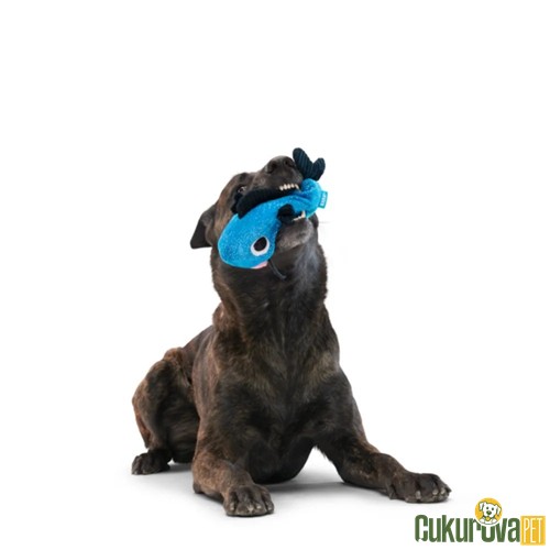 Bark Claude Sesli Kedi Balığı Peluş Köpek Oyuncağı L / 24 x 19 x 11.4 Cm