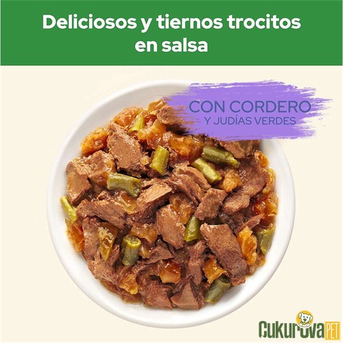 Cat Chow Sterilised Kuzu Etli ve Yeşil Fasulyeli Kısırlaştırılmış Kedi Yaş Maması 85 Gr