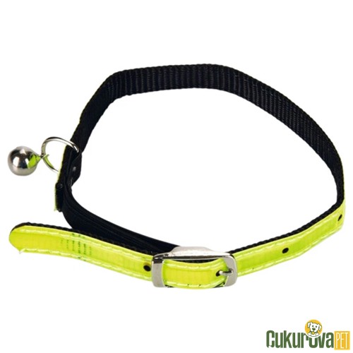 Beeztees Reflektörlü Kedi Boyun Tasması Sarı 29 Cm