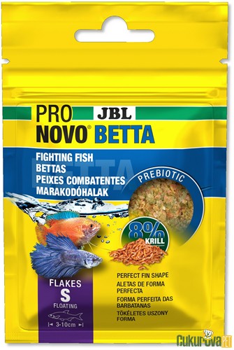 Jbl Pronovo Betta Flakes Pul Yem S - 20 Ml