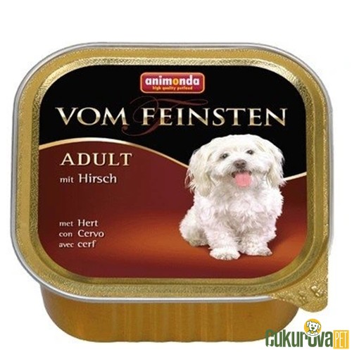 ANIMONDA VOM FEINSTEN GEYİK ETLİ YETİŞKİN KÖPEK KONSERVESİ 150 GR