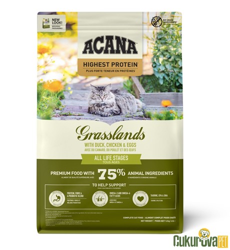 Acana Grasslands Tüm Yaşam Evreleri İçin Kedi Maması 1.8 Kg