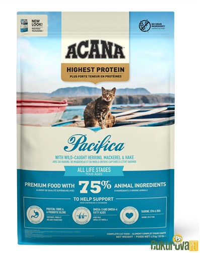 Acana Pacifica Tüm Yaşam Evreleri İçin Kedi Maması 4.5 Kg