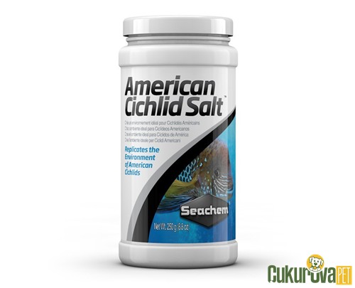 Seachem American Cichlid Salt Amerikan Türleri İçin Mineral Tuzu 250 Gr