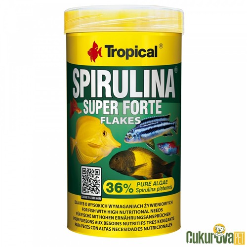 Tropical Spirulina Super Forte Flakes Pul Yem 250 Ml - 50 Gr