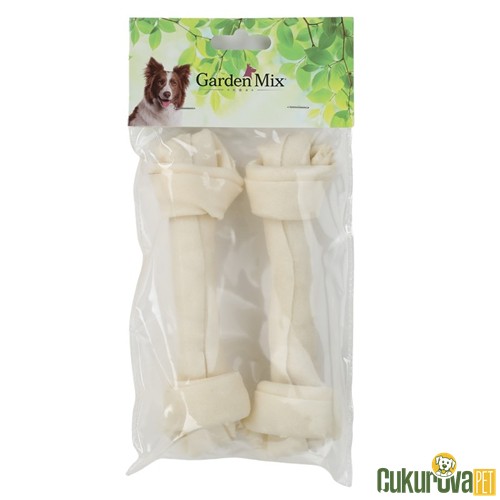 GardenMix Düğümlü Köpek Ödül Kemiği 17 Cm - 2 Adet