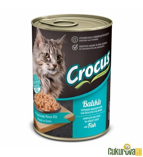 Crocus Adult Ton Balıklı Yetişkin Kedi Yaş Maması 400 Gr