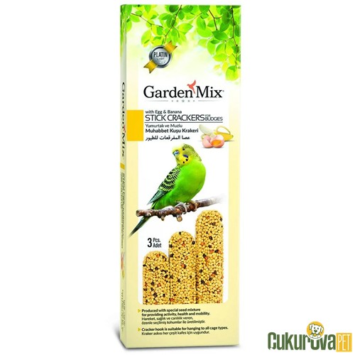 Garenmix Platin Stick Crackers Yumurtalı Ve Muzlu Kuş Krakeri 3'Lü - 80 Gr