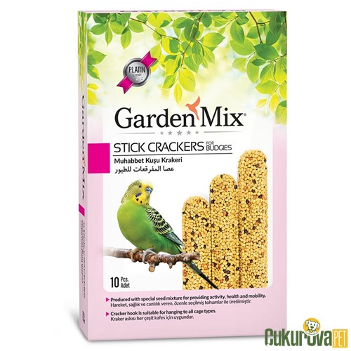 Gardenmix Platin Stick Crackers Kuş Krakeri 10'Lu - 250 Gr