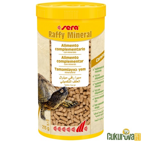 Sera Raffy Mineral Sticks Kaplumbağa Yemi 1 L - 215 Gr
