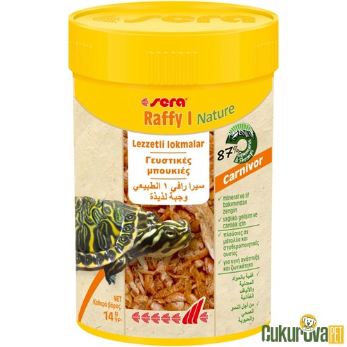 Sera Raffy I Nature Kaplumbağa Yemi 100 Ml - 14 Gr