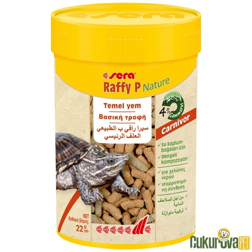 Sera Raffy P Nature Kaplumbağa Yemi 100 Ml - 22 Gr