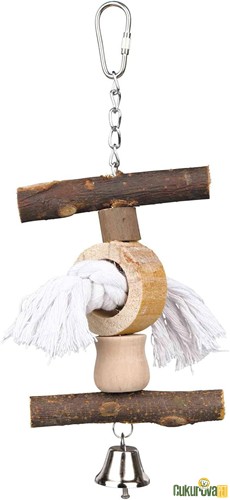 Trixie Zilli Doğal Kuş Oyuncağı 20 Cm