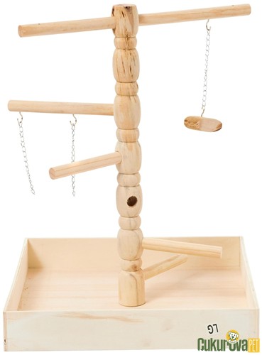 Trixie Ahşap Kanarya Ve Muhabbet Kuşu Oyun Parkı L - 41 x 55 x 41 Cm