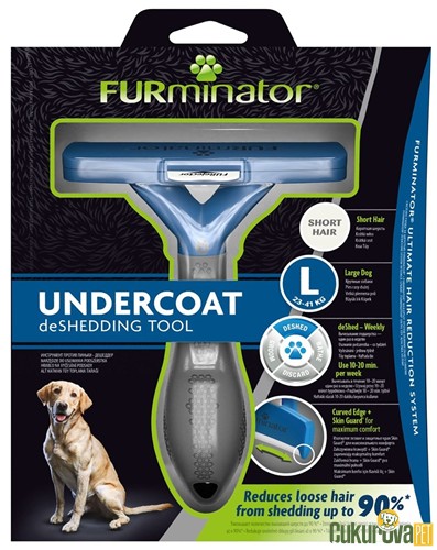 Furminator UnderCoat Uzun Tüylü Köpek Tarağı L - 9.5 Cm