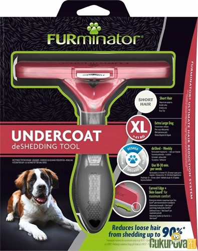 Furminator UnderCoat Short Hair Kısa Tüylü Köpek Tarağı XL - 11.5 Cm