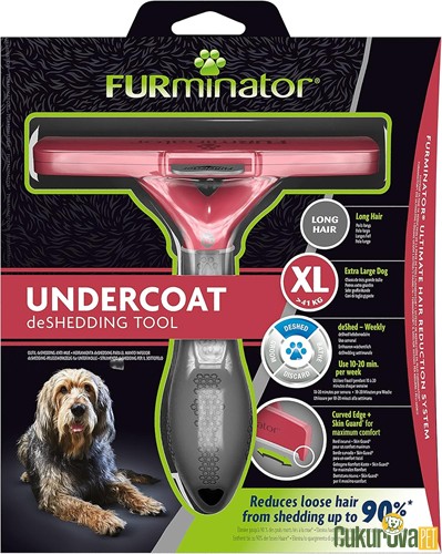 Furminator UnderCoat Long Hair Uzun Tüylü Köpek Tarağı XL - 11.5 Cm