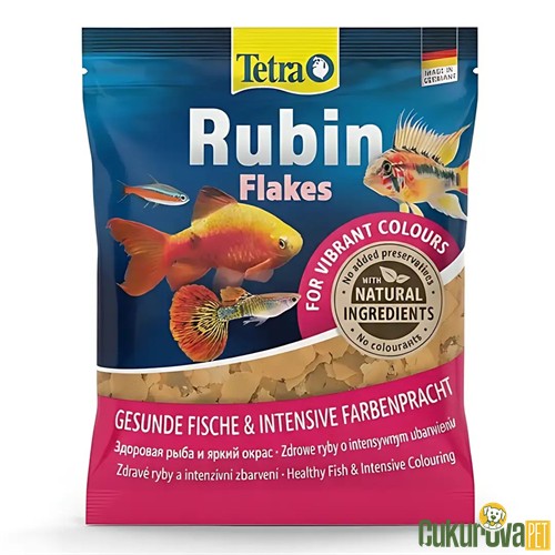 Tetra Rubin Flakes Pul Yem 12 Gr
