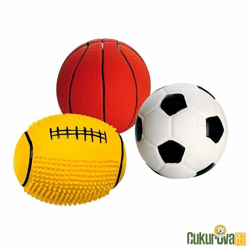 Ferplast Latex Kauçuk Top Köpek Oyuncağı Karışık Çeşitli - 9.3 Cm