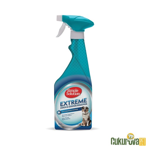 Simple Solution Extreme Stain & Odour Remover 3 Kat Etkili Köpek Leke ve Koku Giderici Sprey 500 Ml