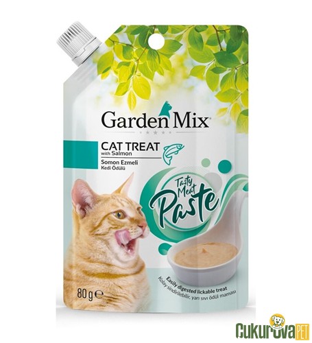 GardenMix Cat Treat Somonlu Ezme Kedi Ödül Maması 80 Gr