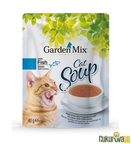 GardenMix Cat Soup Fish Balıklı Kedi Çorbası 40 Gr